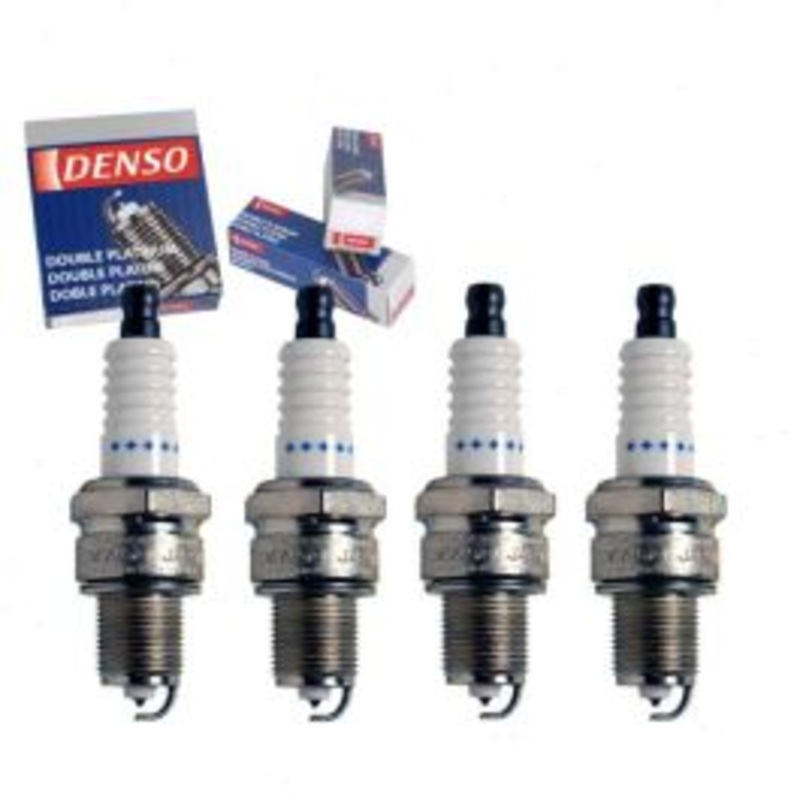 4 pc DENSO Double Platinum Spark Plugs for 1987-1994 Plymouth Sundance 2.2L 2.5L L4