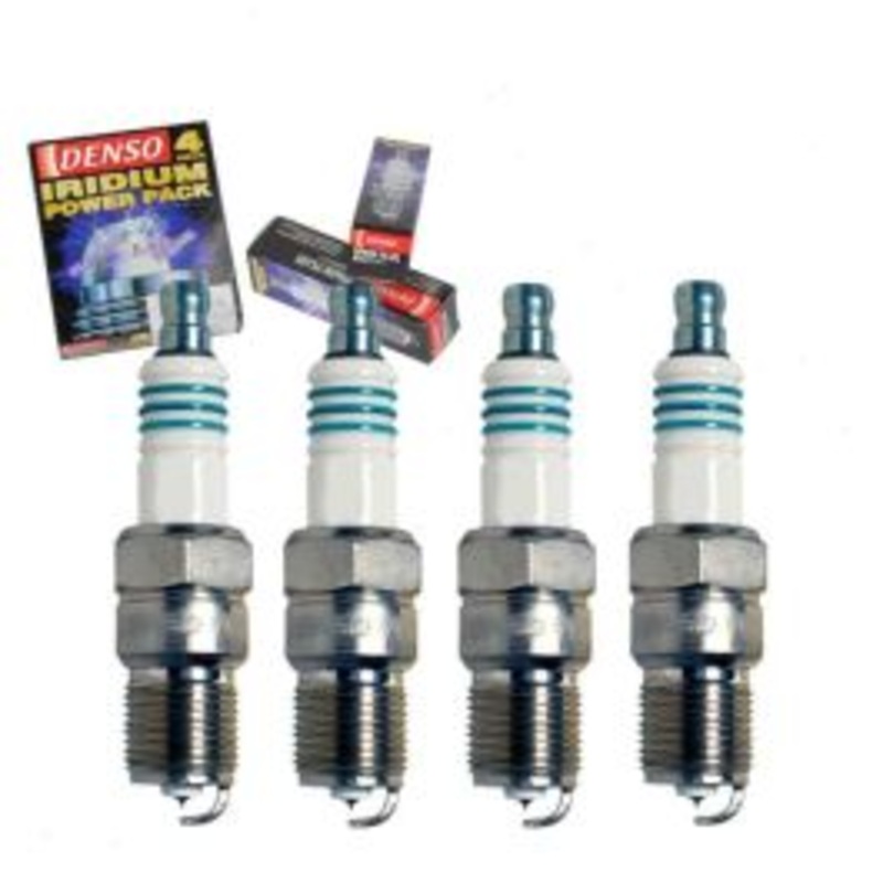 4 pc DENSO Iridium Power Spark Plugs for 1986 Ford EXP 1.9L L4