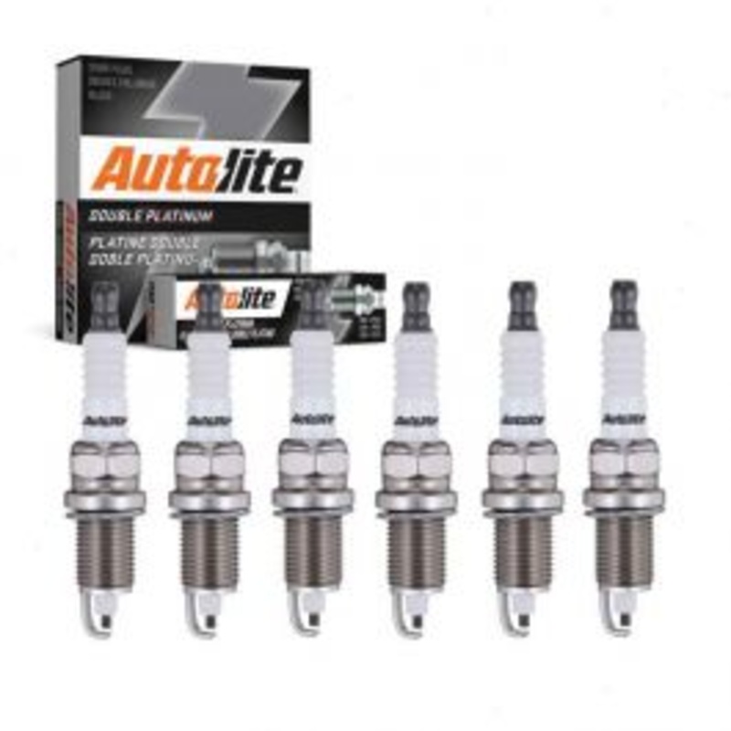6 pc Autolite Double Platinum Spark Plug for 2005-2008 Dodge Magnum 3.5L V6