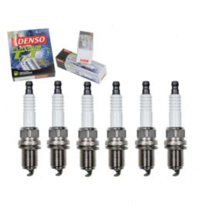 6 pc DENSO Platinum TT Spark Plugs for 1987-1988 Nissan 200SX 3.0L V6