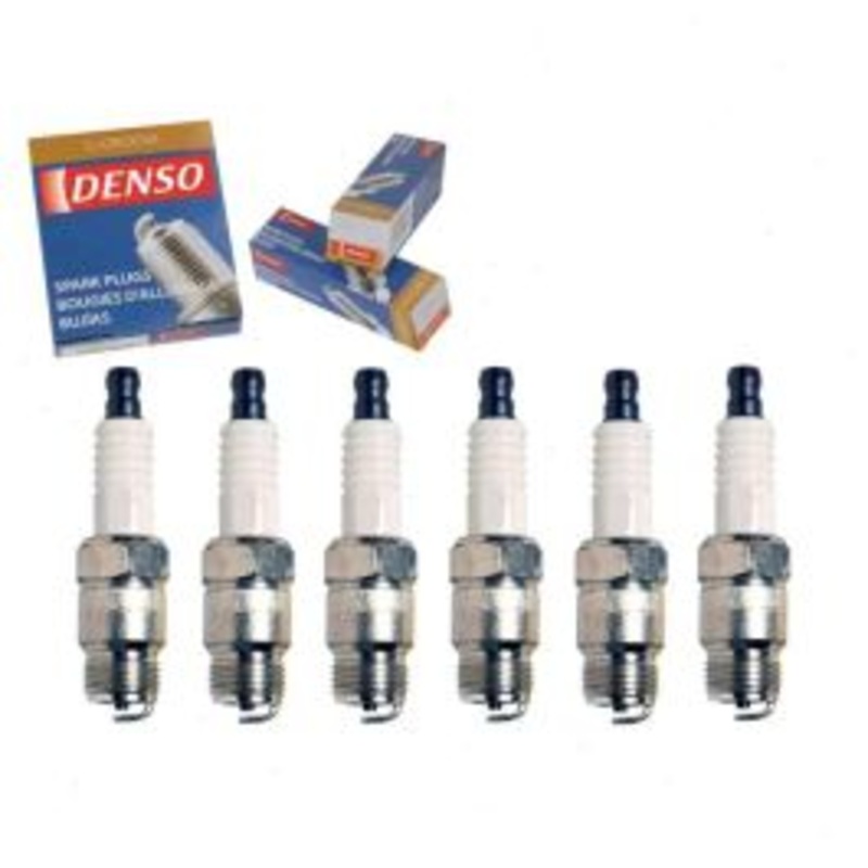 6 pc DENSO Standard U-Groove Spark Plugs for 1975-1978 GMC C25 4.1L 4.8L L6