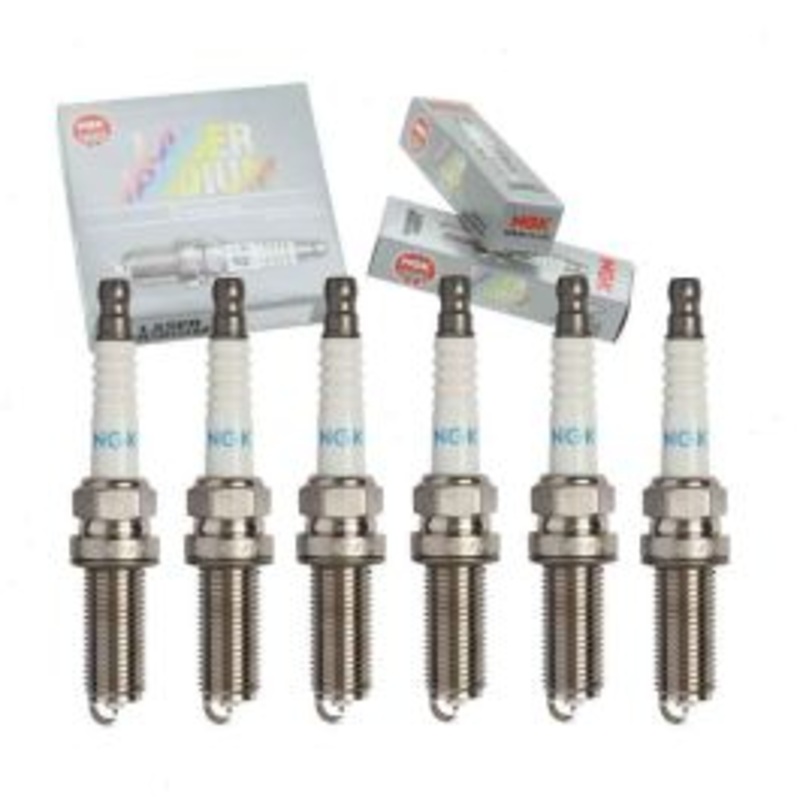 6 pc NGK Laser Iridium Spark Plugs for 2014-2020 Maserati Ghibli 3.0L V6