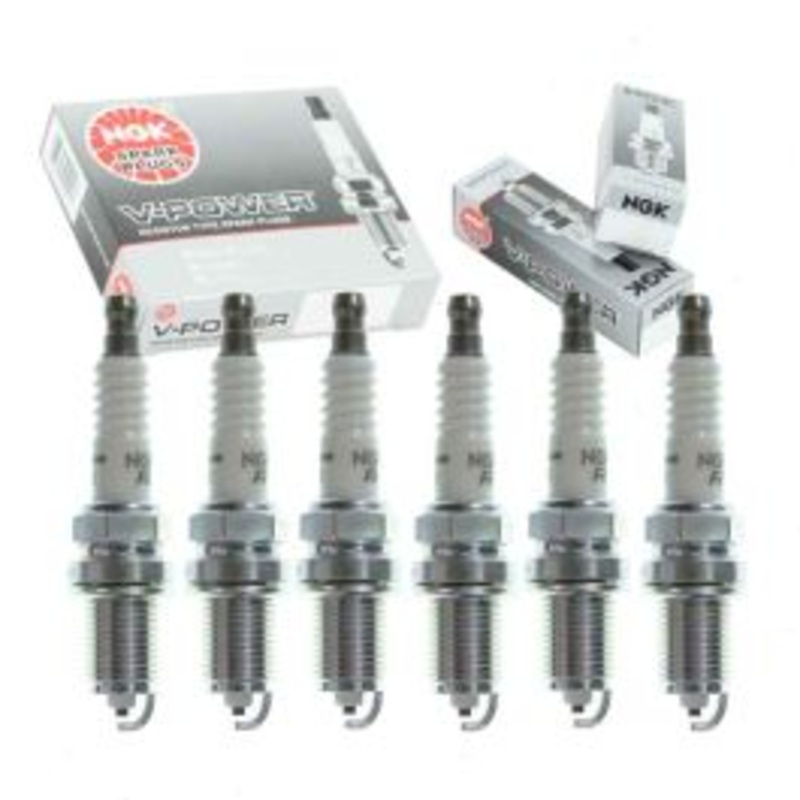 6 pc NGK V-Power Spark Plugs for 1982 Ford Granada 3.8L V6