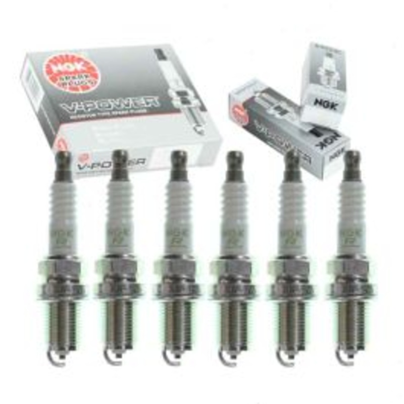 6 pc NGK V-Power Spark Plugs for 1992-1995 Isuzu Trooper 3.2L V6