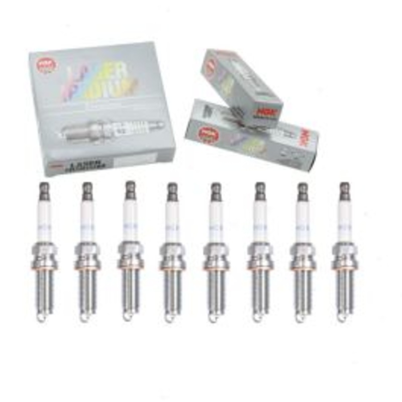 8 pc NGK Laser Iridium Spark Plugs for 2020 Land Rover Range Rover Velar 5.0L V8