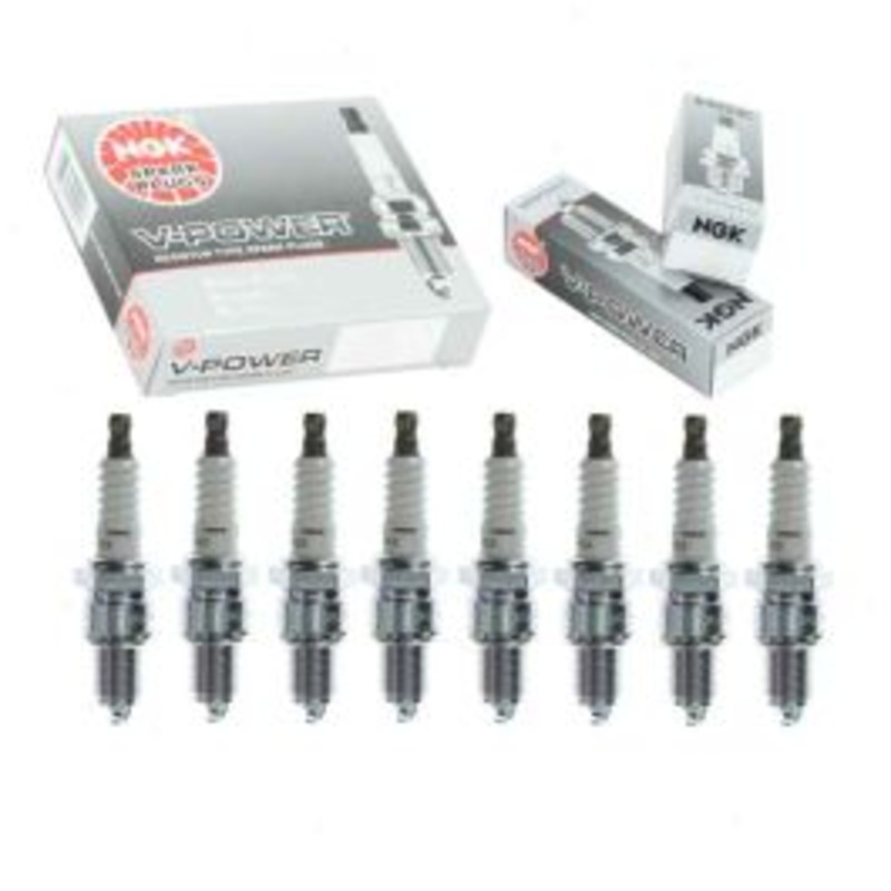 8 pc NGK V-Power Spark Plugs for 1969-1974 Dodge W200 Pickup 5.2L 5.9L V8