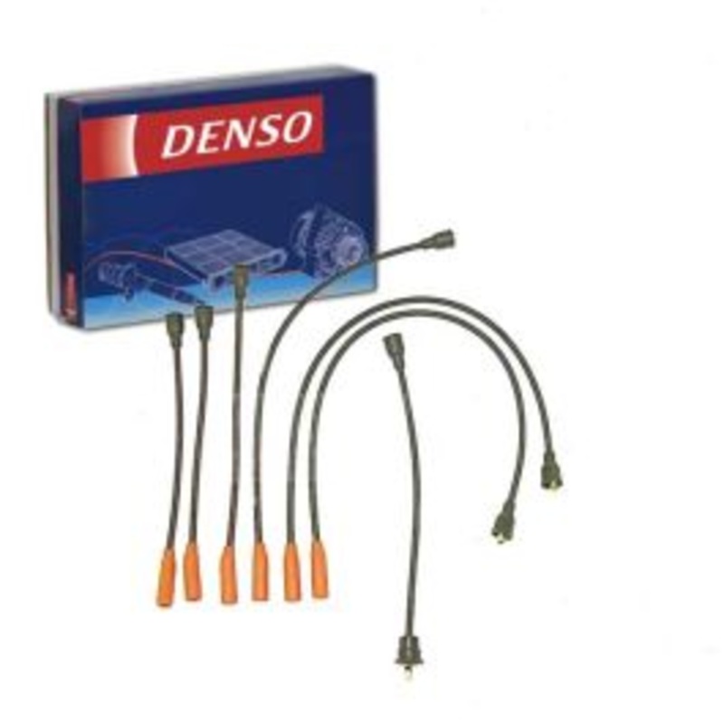 DENSO Spark Plug Wire Set for 1962-1967 Mercury Villager 2.4L 3.3L L6