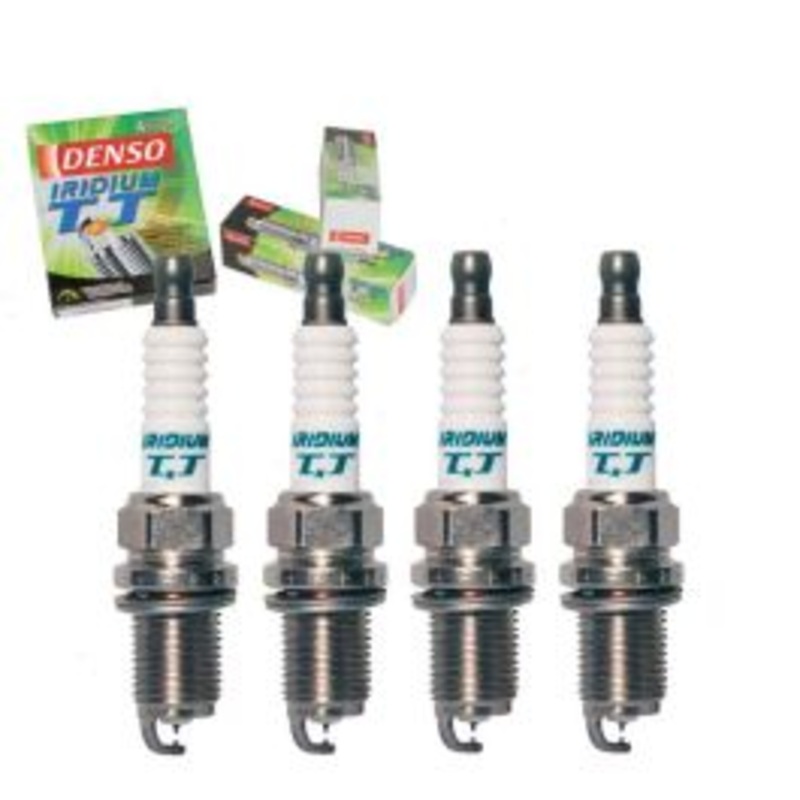 4 pc DENSO Iridium TT Spark Plugs for 1992-2001 Honda Prelude 2.2L 2.3L L4