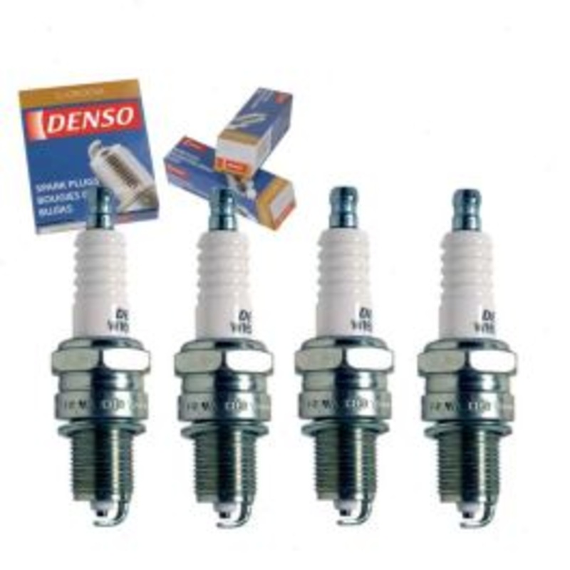 4 pc DENSO Standard U-Groove Spark Plugs for 1979-1985 Mazda GLC 1.4L 1.5L L4