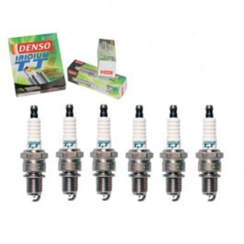 6 pc DENSO Iridium TT Spark Plugs for 1988-1991 Subaru XT 2.7L H6