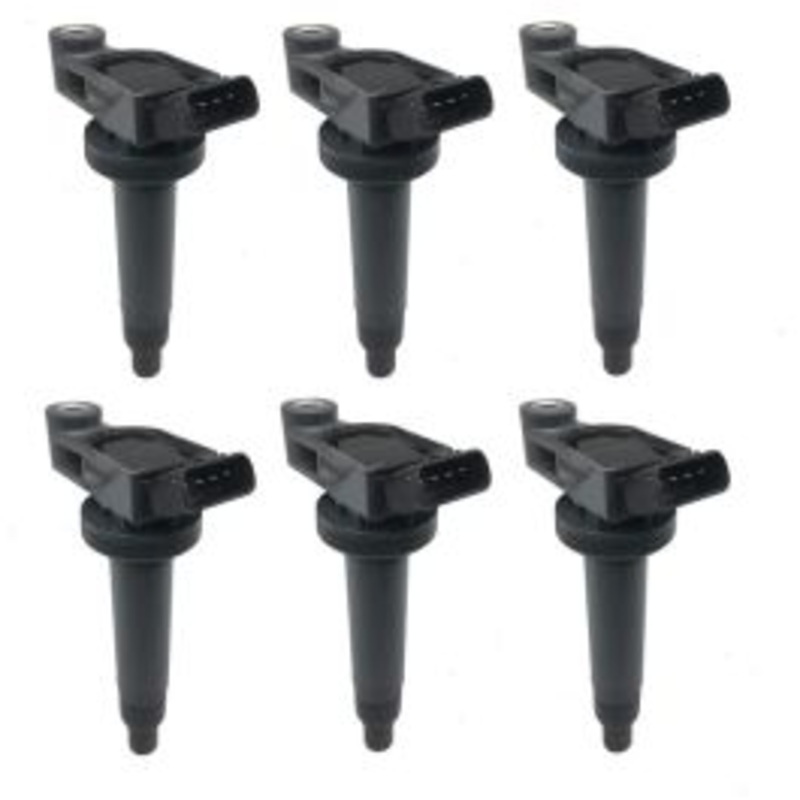 6 pc Hitachi Ignition Coils for 2002-2006 Toyota Camry 3.0L V6