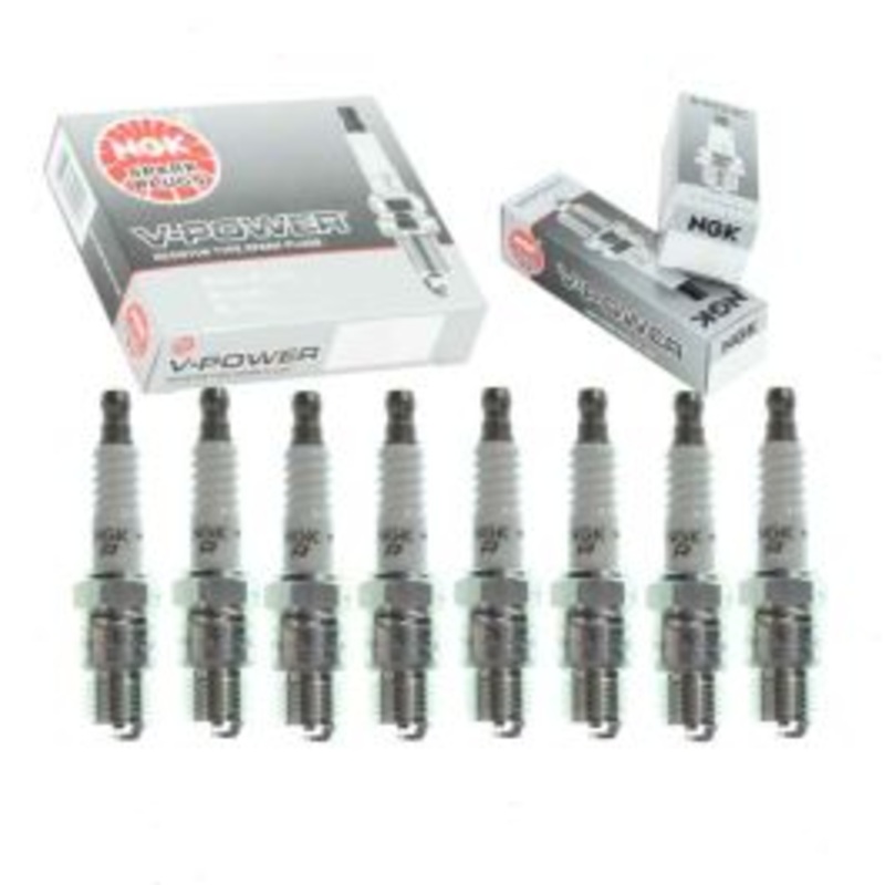 8 pc NGK V-Power Spark Plugs for 1972-1974 Chevrolet G30 Van 5.7L 7.4L V8