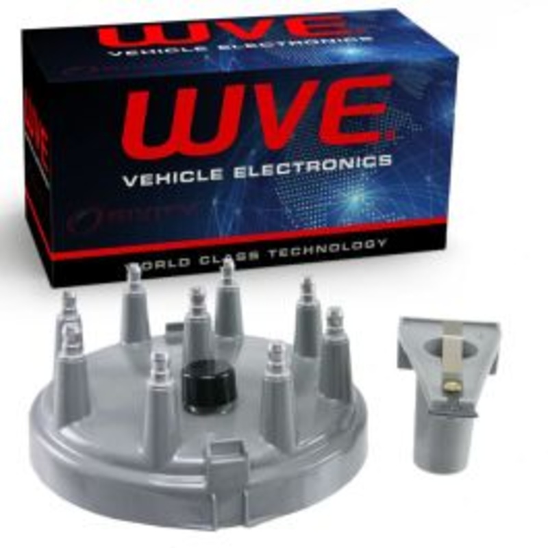 Wells WVE Distributor Cap & Rotor Kit for 1977-1997 Ford Bronco Custom 500 E-1 E-100 Econoline E-100 Econoline Club Wagon 4.2L 5.0L 5.8L 6.6L 7.5L V8
