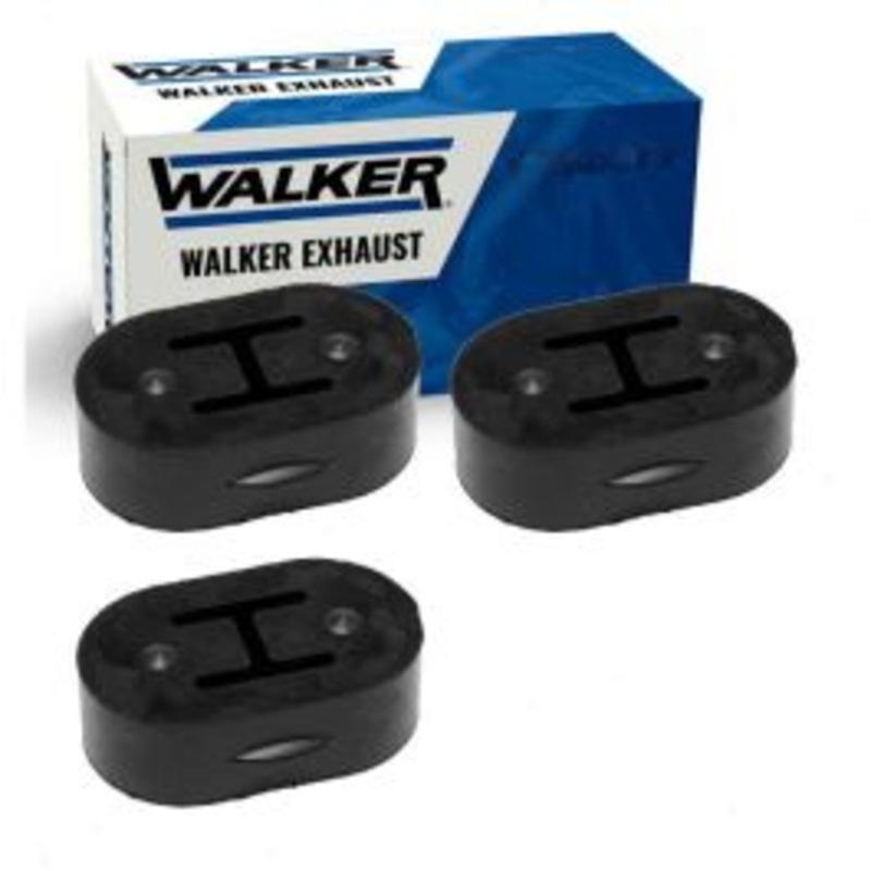 3 pc Walker Muffler Assm Exhaust System Insulators for 1995-1998 Honda Odyssey 2.2L 2.3L L4