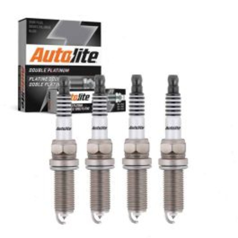 4 pc Autolite Double Platinum Spark Plug for 2014-2018 Kia Forte 1.8L 2.0L