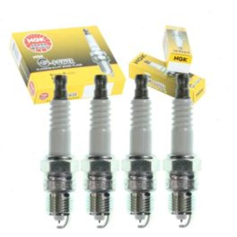 4 pc NGK G-Power Spark Plugs for 1976-1977 Pontiac Astre 2.3L L4