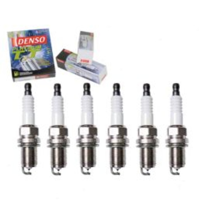 6 pc DENSO Platinum TT Spark Plugs for 1999-2004 Mitsubishi Montero Sport 3.0L 3.5L V6