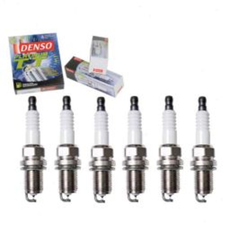 6 pc DENSO Platinum TT Spark Plugs for 1999 Dodge Ram 1500 Van 3.9L V6