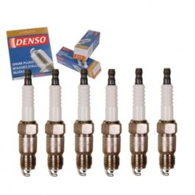 6 pc DENSO Standard U-Groove Spark Plugs for 1985-1987 Dodge D250 3.7L L6