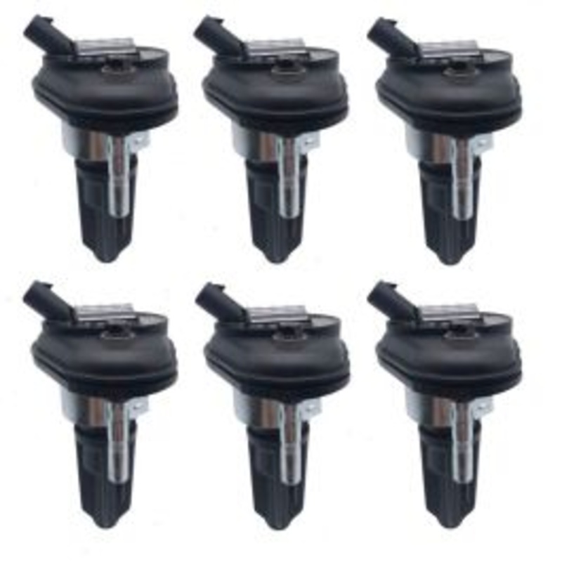 6 pc Hitachi Ignition Coils for 2002-2005 GMC Envoy XL 4.2L L6