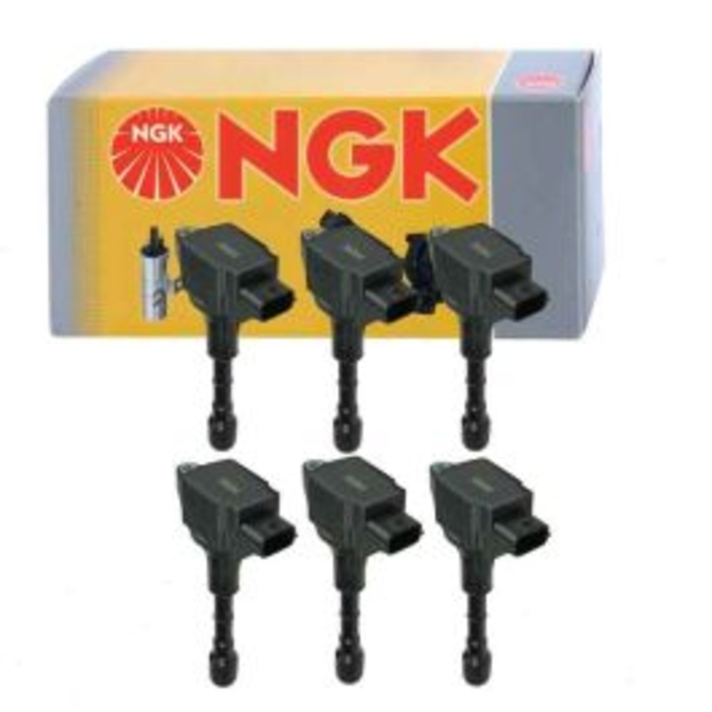 6 pc NGK Ignition Coils for 2013 Infiniti JX35 3.5L V6