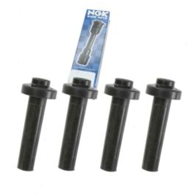 4 pc NGK Ignition Coil Boots for 2001-2003 Saturn L200 2.2L L4