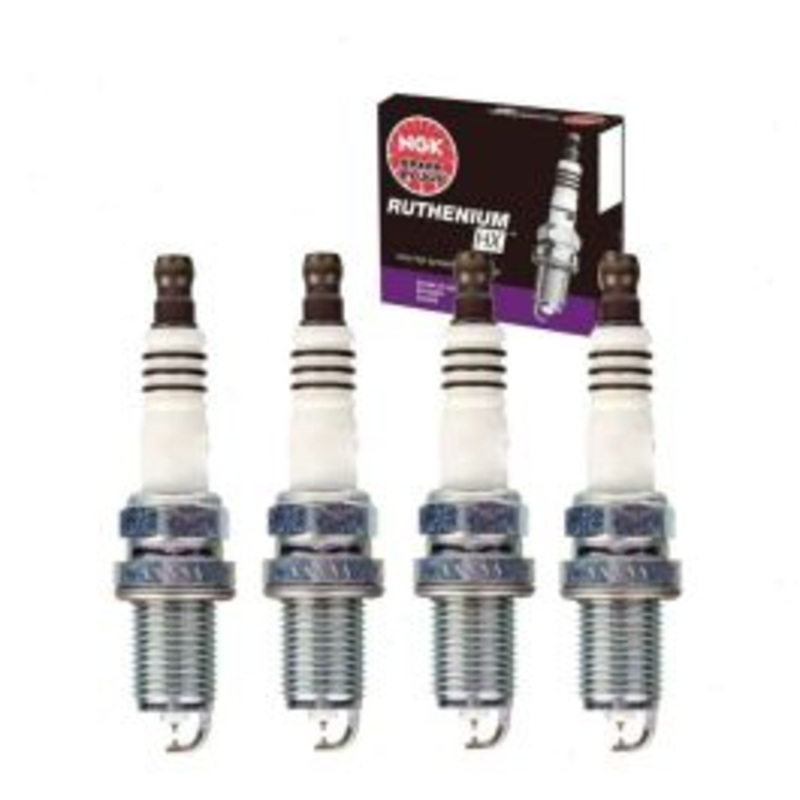 4 pc NGK Ruthenium HX Spark Plugs for 1997 Ford Probe 2.0L L4