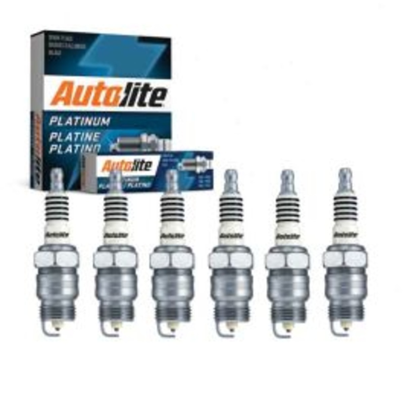 6 pc Autolite Platinum Spark Plug for 1966-1967 Mercury Voyager 2.8L 3.3L L6