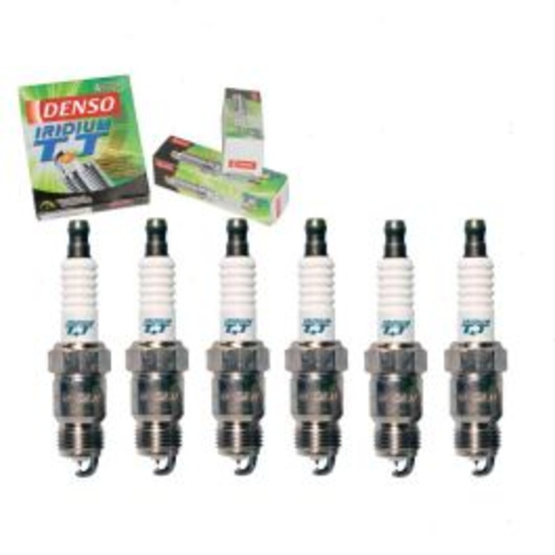 6 pc DENSO Iridium TT Spark Plugs for 1970-1981 Pontiac LeMans 3.8L 4.1L L6 V6