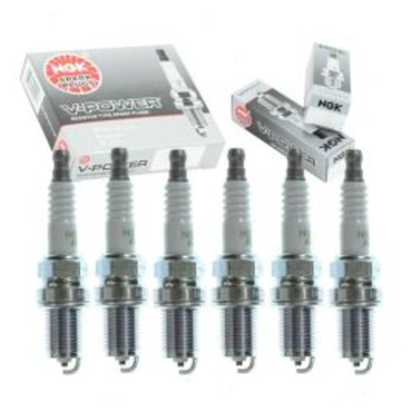 6 pc NGK V-Power Spark Plugs for 1986-1990 Acura Legend 2.5L 2.7L V6
