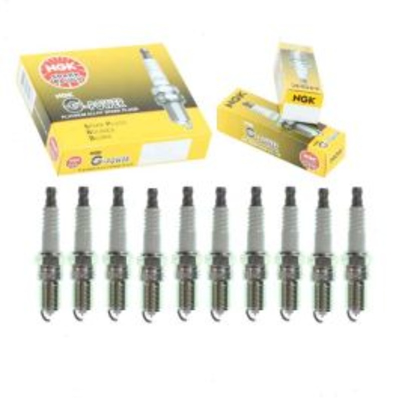 10 pc NGK G-Power Spark Plugs for 2003-2014 Ford E-450 Super Duty 6.8L V10