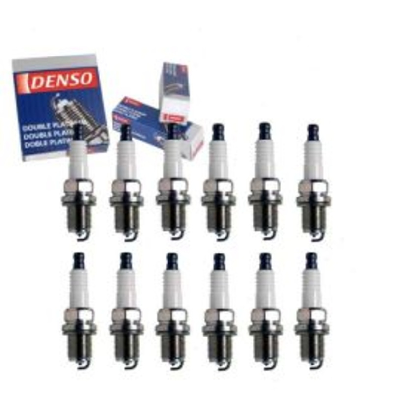 12 pc DENSO Double Platinum Spark Plugs for 1999-2001 Mercedes-Benz SL600 6.0L V12