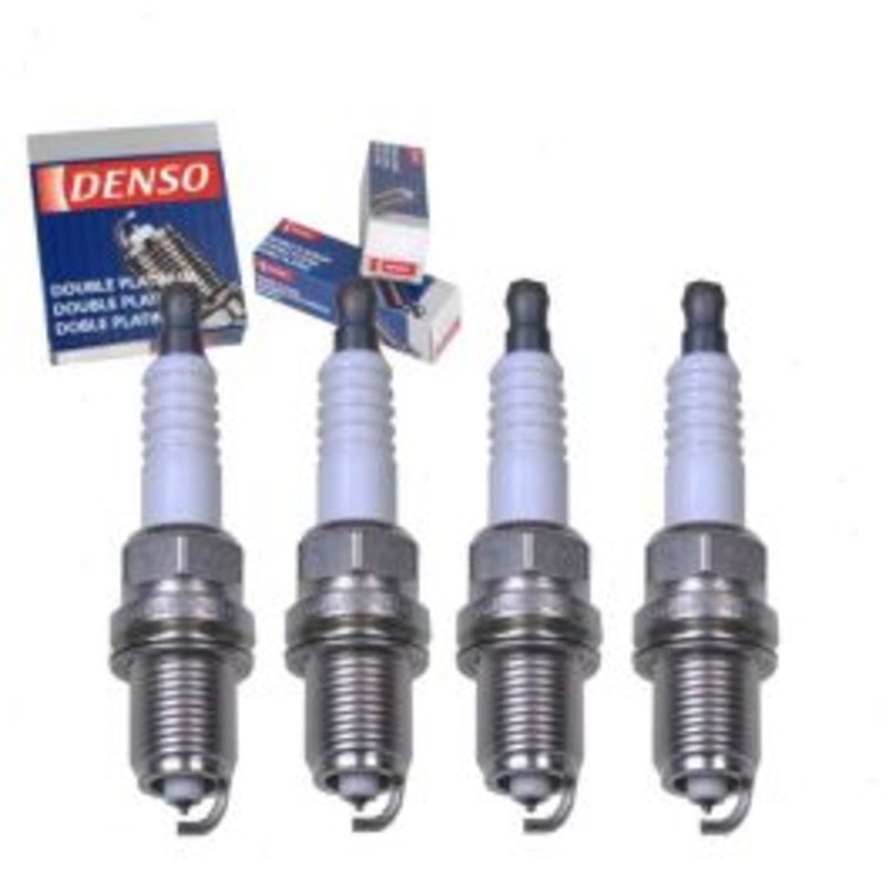 4 pc DENSO Double Platinum Spark Plugs for 1995-2001 Kia Sephia 1.6L 1.8L L4
