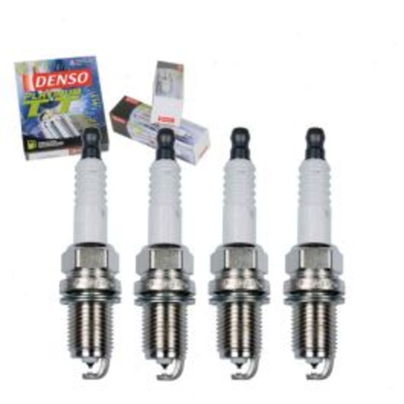 4 pc DENSO Platinum TT Spark Plugs for 1981 Mercury Lynx 1.6L L4
