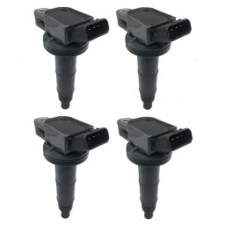4 pc Hitachi Ignition Coils for 2002-2011 Toyota Camry 2.4L L4
