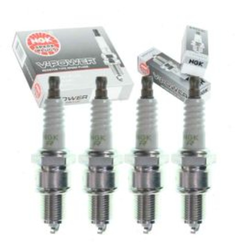 4 pc NGK V-Power Spark Plugs for 1978-1979 Plymouth Sapporo 1.6L L4