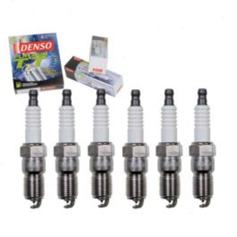 6 pc DENSO Platinum TT Spark Plugs for 1986-1987 Ford Aerostar 2.8L 3.0L V6
