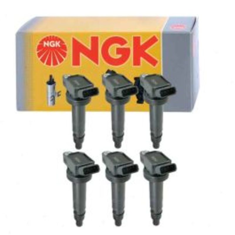 6 pc NGK Ignition Coils for 2007-2009 Toyota FJ Cruiser 4.0L V6
