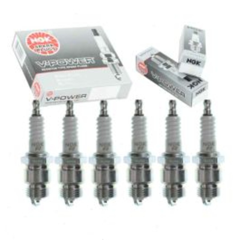 6 pc NGK V-Power Spark Plugs for 1960-1970 Ford Falcon 2.4L 2.8L 3.3L 4.1L L6