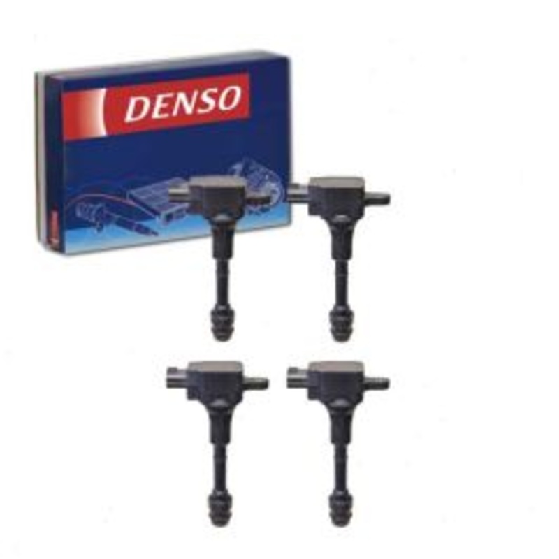 4 pc DENSO Direct Ignition Coils for 2002-2006 Nissan Altima 2.5L L4