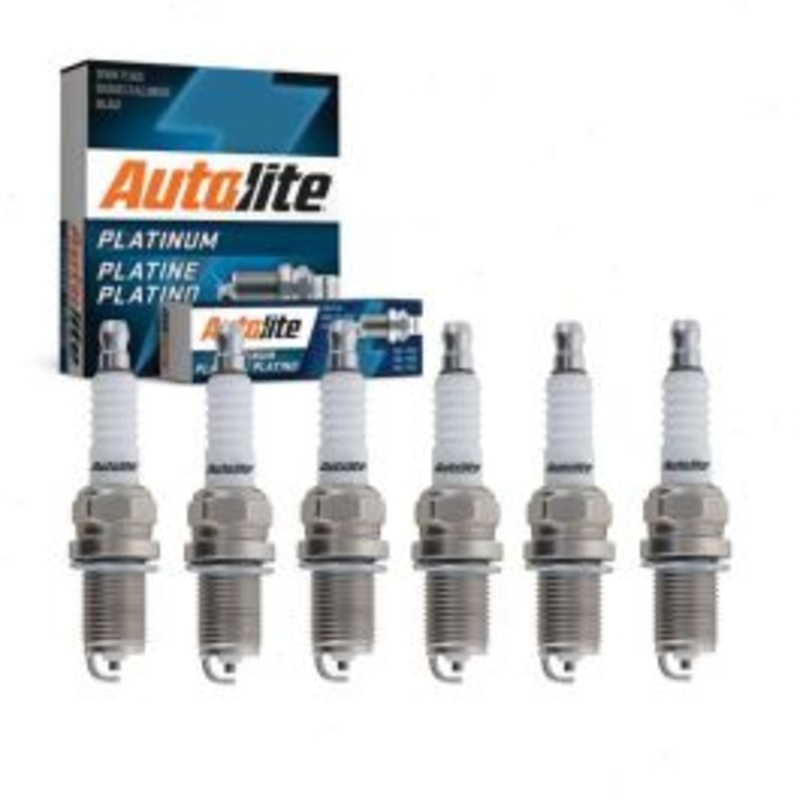 6 pc Autolite Platinum Spark Plug for 1993-1997 Mazda MX-6 2.5L V6