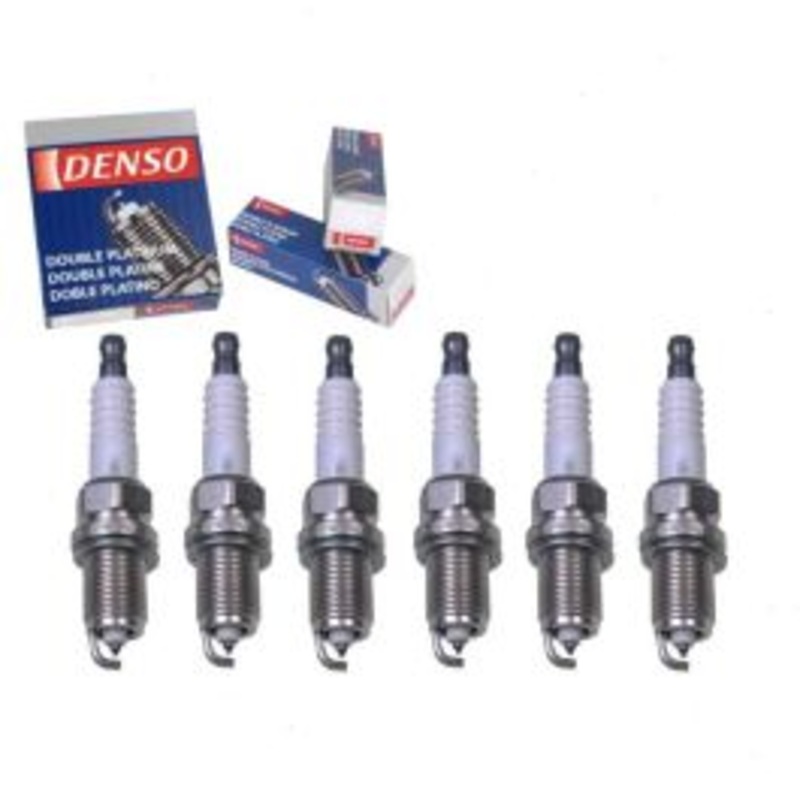 6 pc DENSO Double Platinum Spark Plugs for 2004-2009 Dodge Durango 3.7L V6