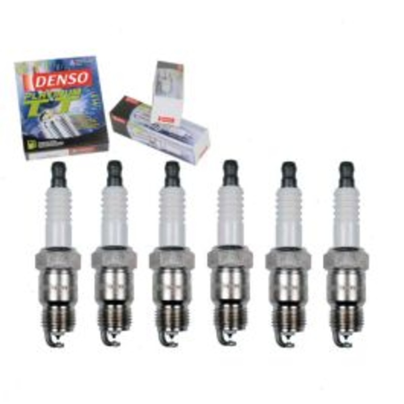 6 pc DENSO Platinum TT Spark Plugs for 1970-1981 Chevrolet Camaro 3.8L 4.1L L6 V6
