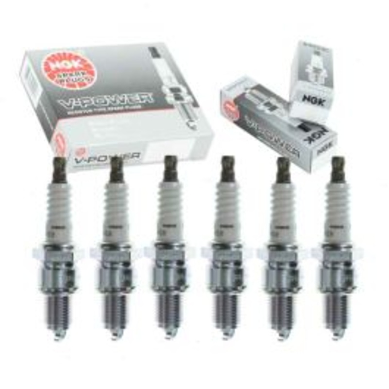 6 pc NGK V-Power Spark Plugs for 1960-1963 Plymouth Fleet Special 3.7L L6