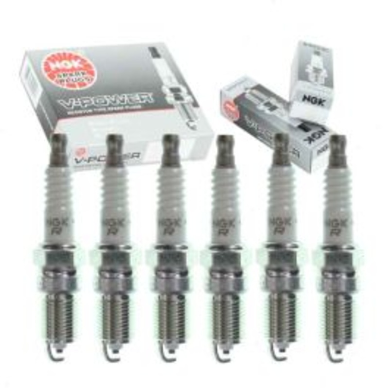 6 pc NGK V-Power Spark Plugs for 1996-1998 Chevrolet C1500 4.3L V6