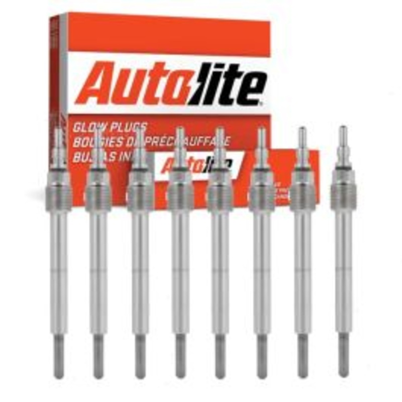 8 pc Autolite Diesel Glow Plugs for 2004-2005 Ford E-350 Club Wagon 6.0L V8