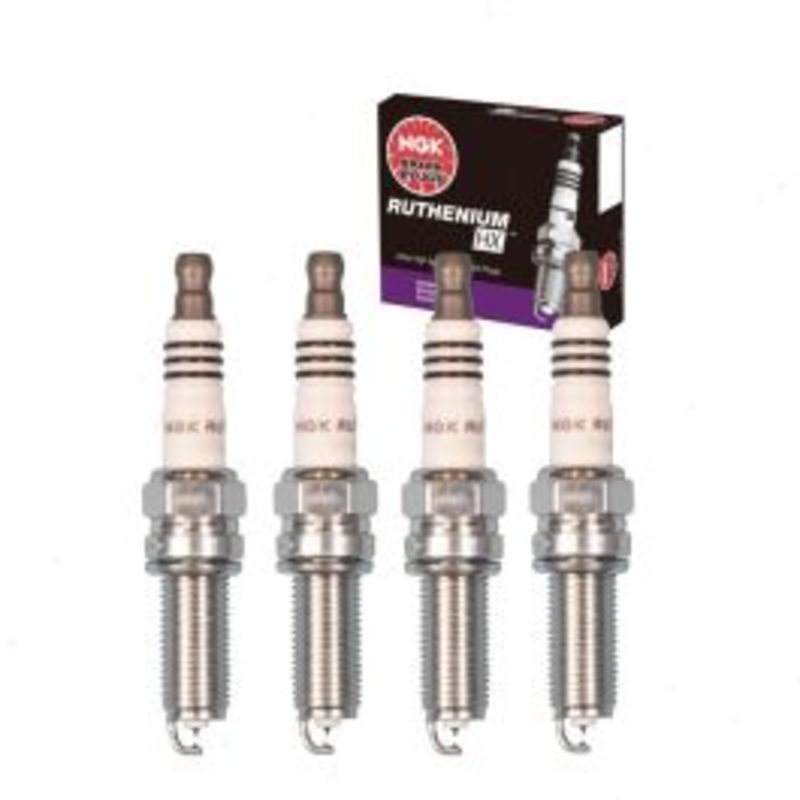 4 pc NGK Ruthenium HX Spark Plugs for 2005-2019 Nissan Frontier 2.5L L4