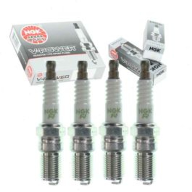 4 pc NGK V-Power 3346 BR7EF Spark Plugs
