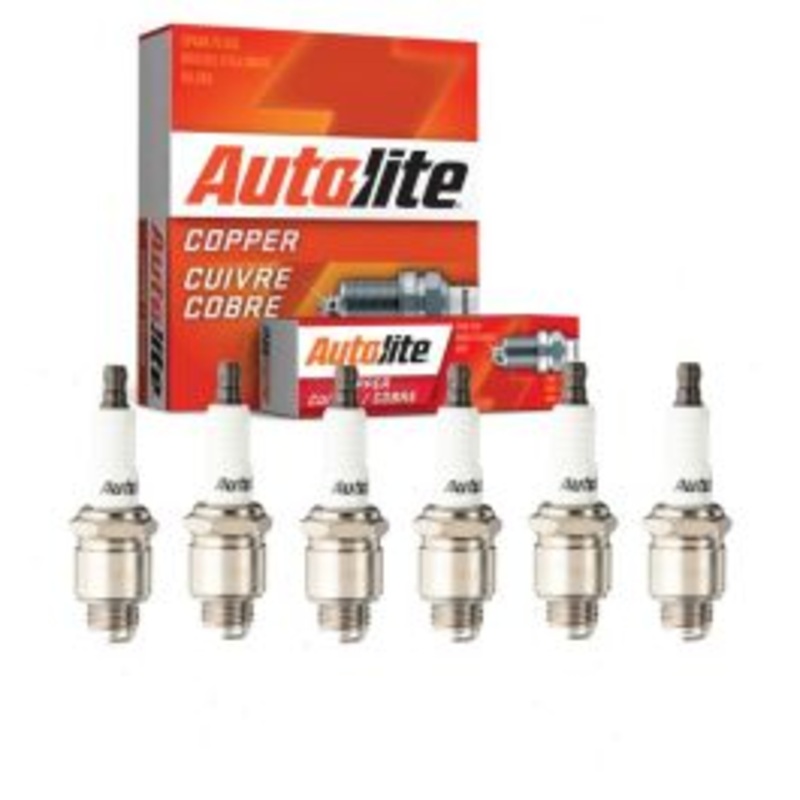 6 pc Autolite Copper Core Spark Plugs for 1935 Hudson Custom Six