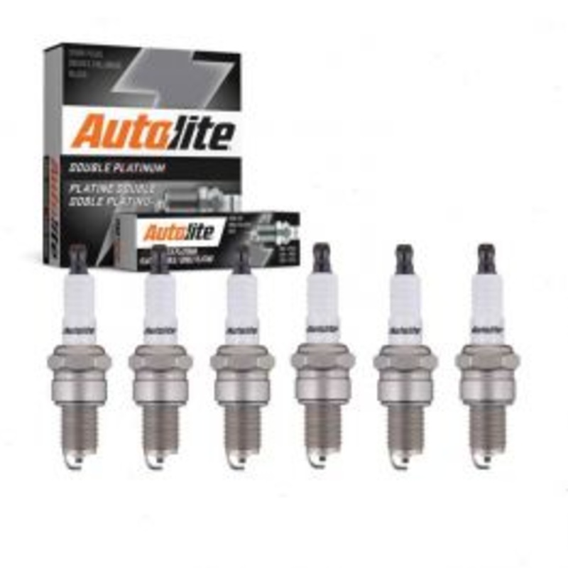 6 pc Autolite Double Platinum APP65 Spark Plug